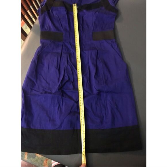 Small Black and Blue Dress with POCKETS! - Picture 6 of 8